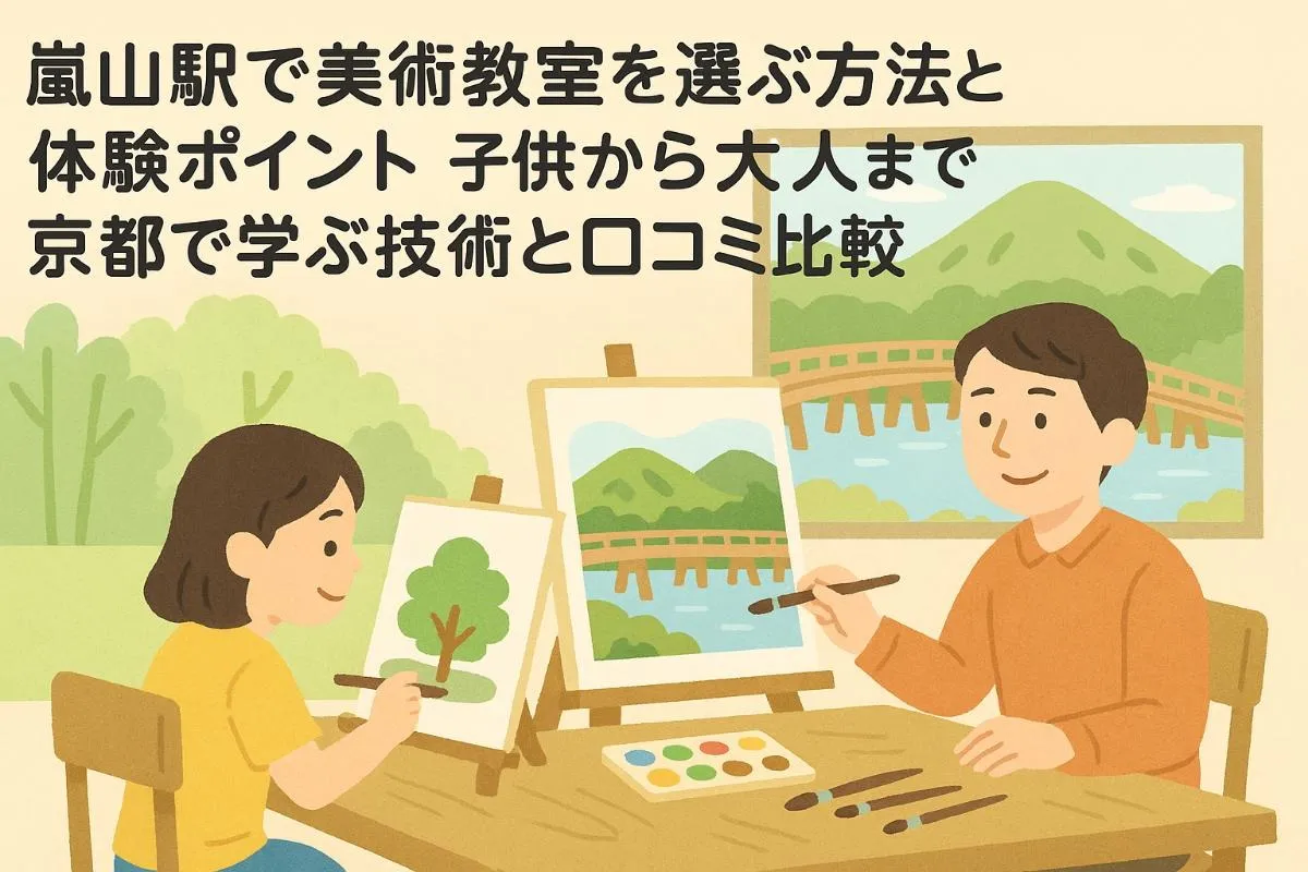 嵐山駅で美術教室を選ぶ方法と体験ポイント|子供から大人まで京都で学ぶ技術と口コミ比較